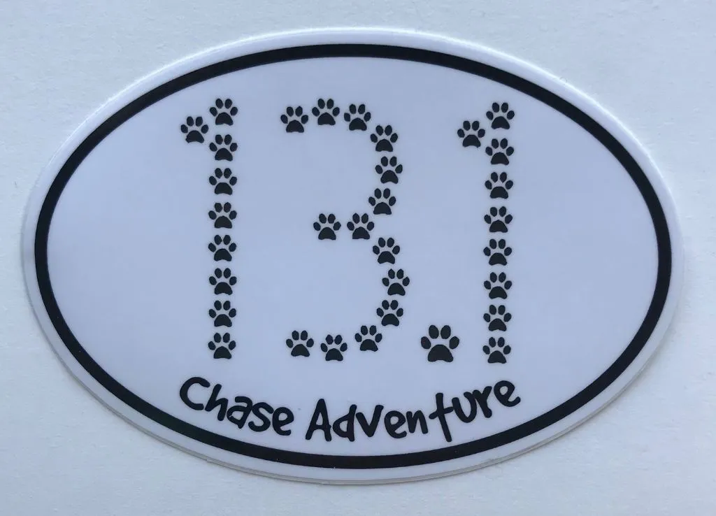 13.1  Chase Adventure- decal