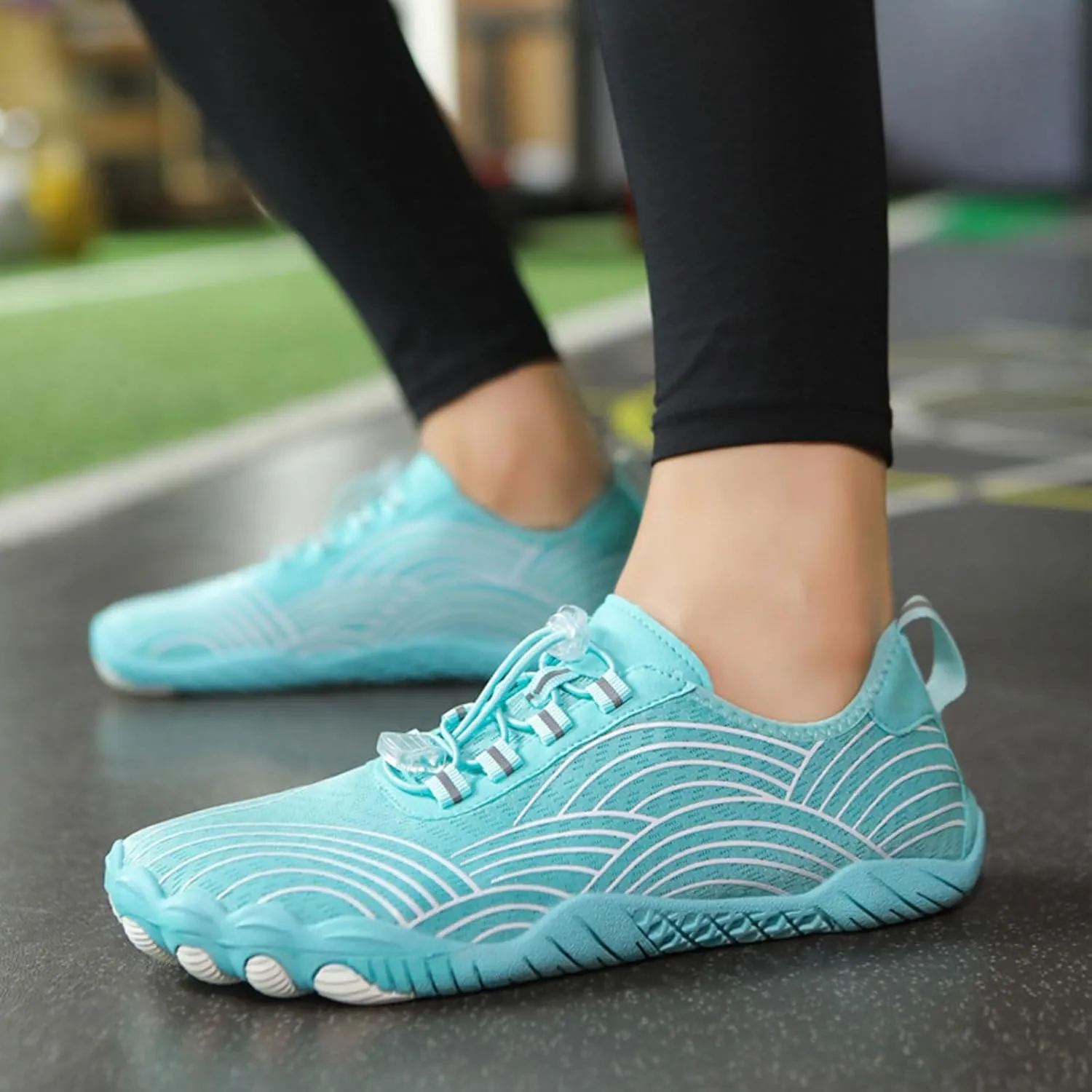 2025 Water Shoes for Women Men Lightweight Quick-Dry Athletic Hiking Footwear,Non-Slip Wide Toe Box Breathable Camping Footwear,Summer Gym Fitness Comfortable Barefoot Shoes