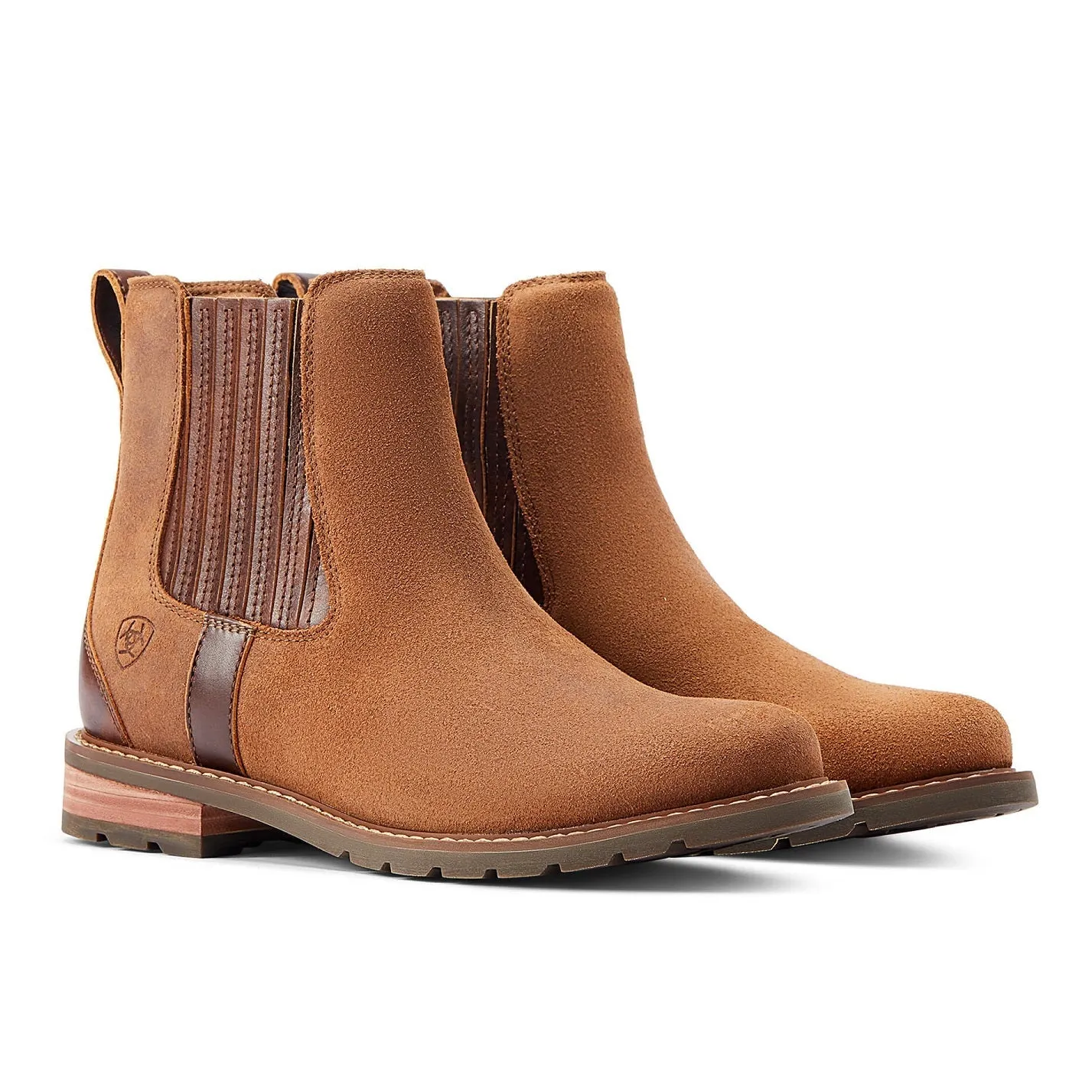 40% OFF - ARIAT Wexford H2O Waterproof Chelsea Boots - Womens - Saddle Suede - Sizes: UK 5.5
