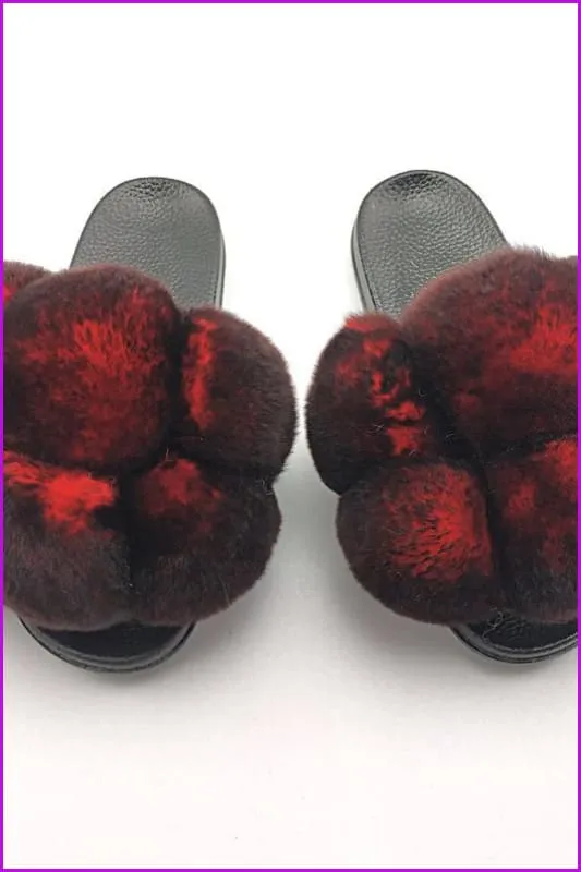 {5-7 days wait for make} New Fluffy Rabbit Balls Slides F838