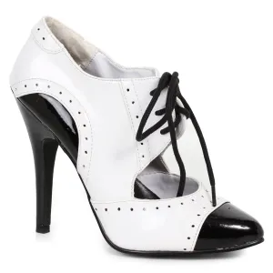 511-GANGSTER 5" Heel Two Tone Closed Toe Oxford.
