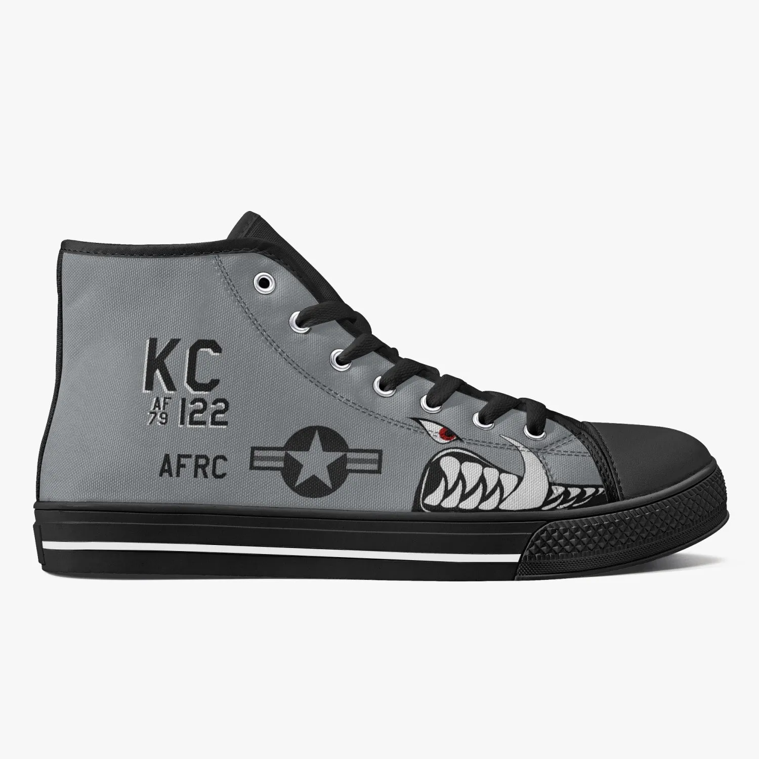 A-10 "KC Hawgs" High Top Canvas Shoes