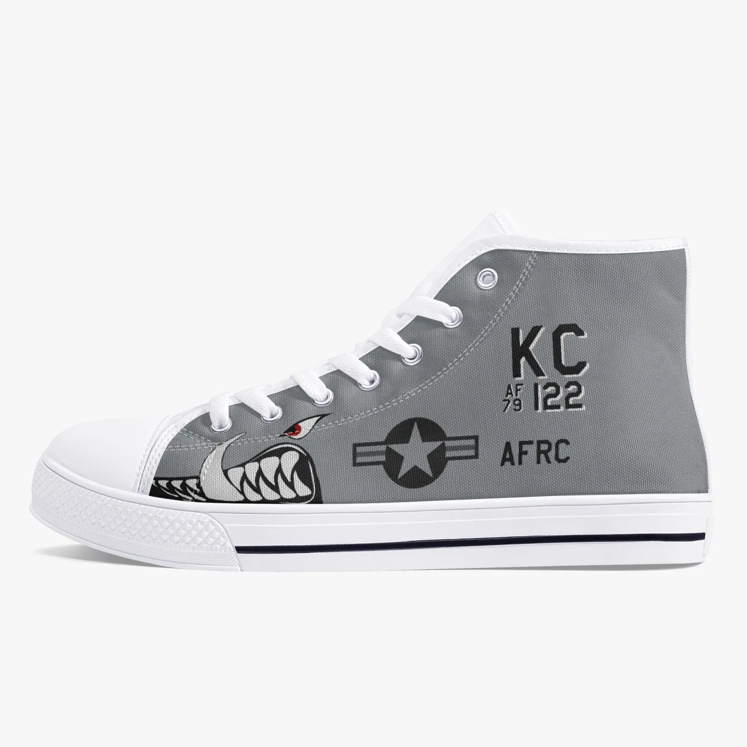 A-10 "KC Hawgs" High Top Canvas Shoes