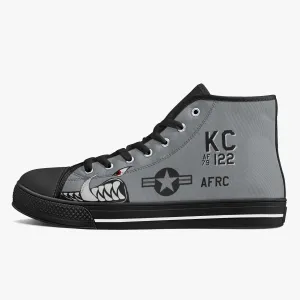 A-10 "KC Hawgs" High Top Canvas Shoes