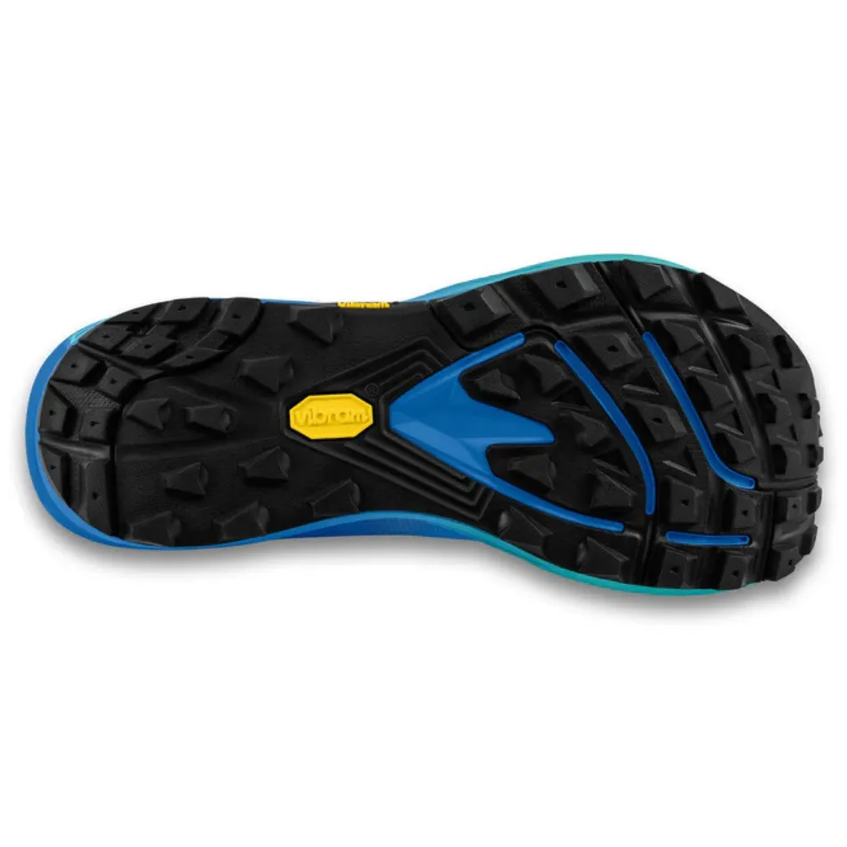 Topo Women's MTN Racer 4 Trail Running Shoes in Blue AW25 Airflow Ventilation