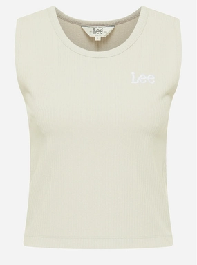 Regulation - following Hobbyist - appealing Lee Canotta da donna Cropped Crew Tank LQ24WKNQ ecru