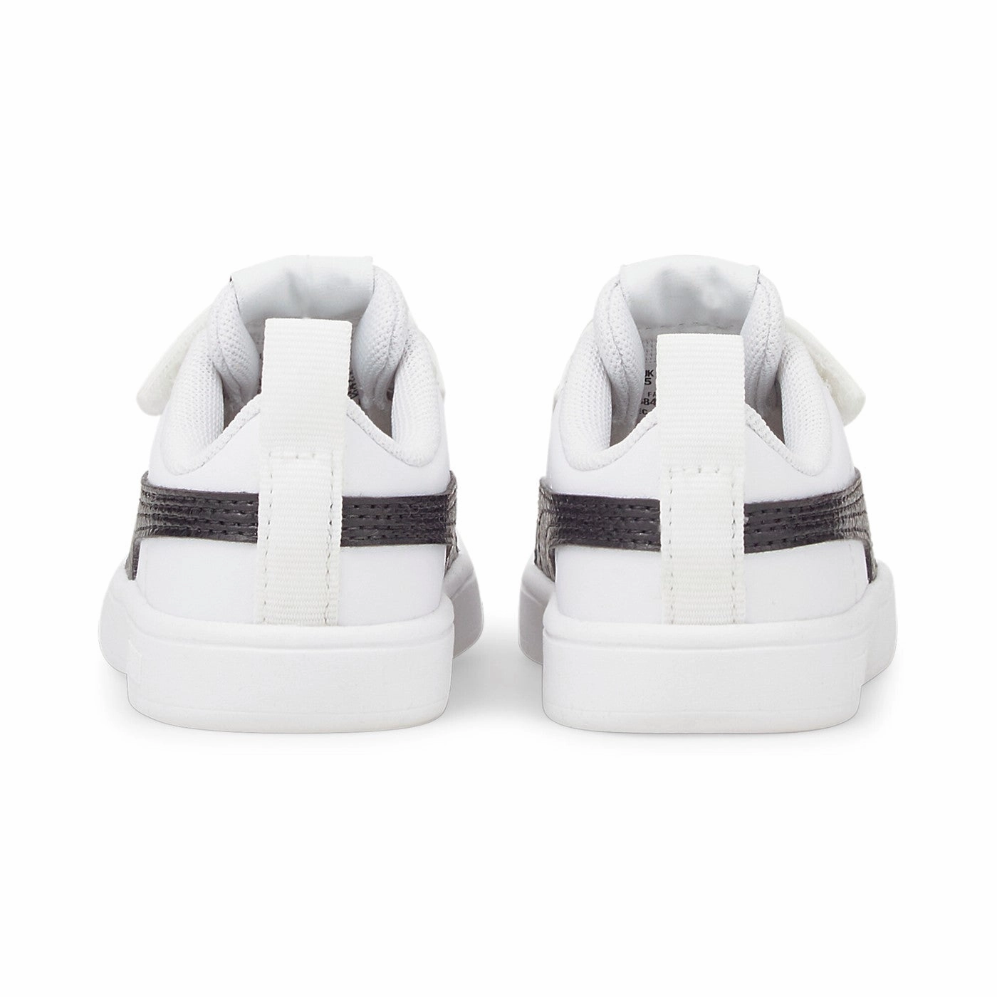 vented shoes Puma scarpa Sneakers da bambino con velcro Rickie AC + Inf 384314 03 bianco-nero