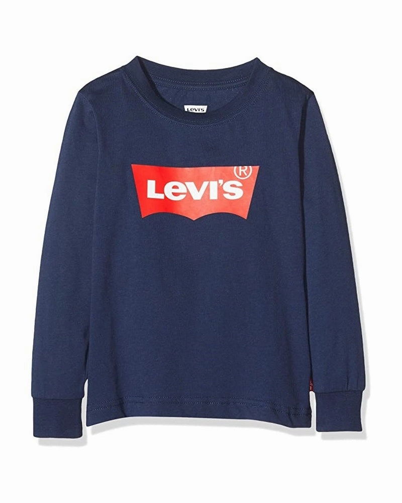 Levi's Kids T-shirt manica lunga da ragazzo Batwing 8E8646 9E8646 C8D dress blue Stone Wash Process Simple Yet Elegant