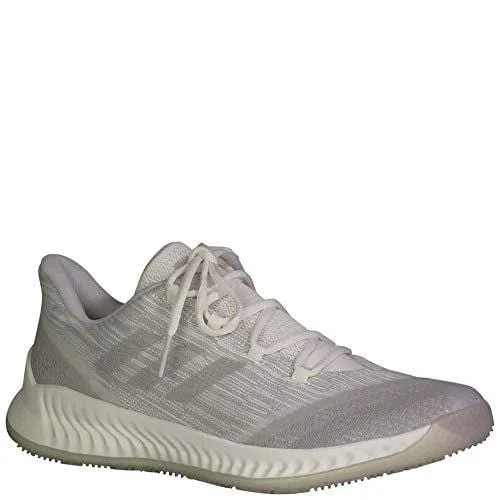 adidas B/E 2 Shoe - Men's Basketball 10 Cloud White/Silver Metallic/Grey