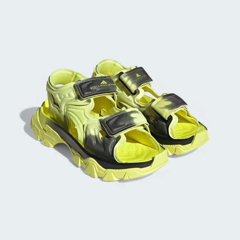 Adidas Hika Sandal Stella McCartney Recycled Yellow HP6308 Enhanced Energy Transfer space - themed running shoes
