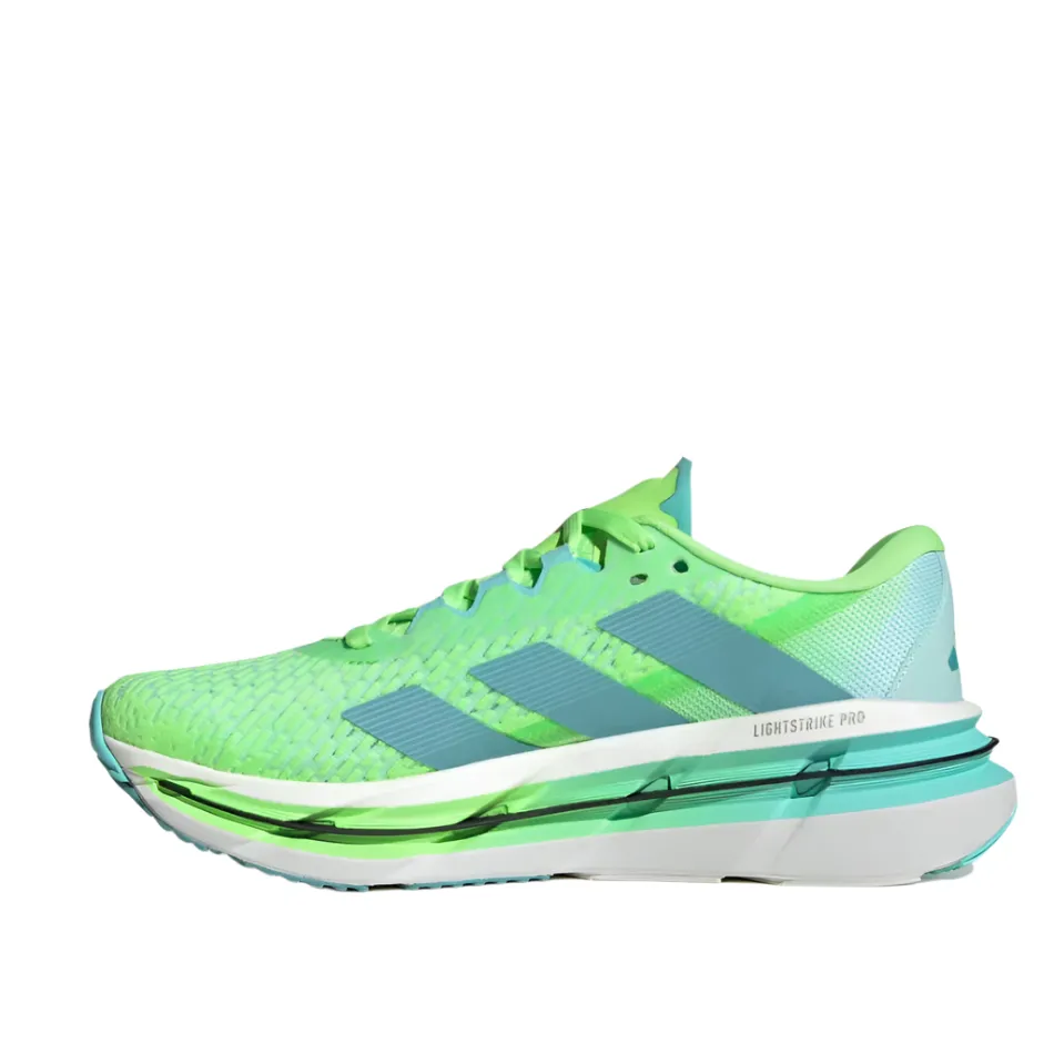 spandex running wear moisture - management - technology Adidas Men's Adistar BYD Running Shoes in Lime Burst/Mint Ton/Flash Aqua AW25