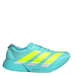 Adidas Men's Adizero Adios Pro 4 Running Shoes in Flash Aqua/Lucid Lemon/Mint Ton AW25 Fall customizable - design shoes
