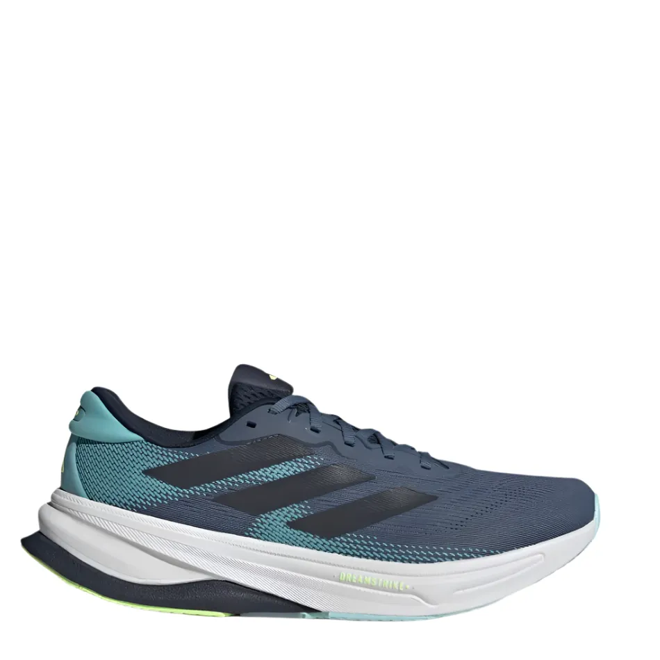 Adidas Men's Supernova Solution 2 Running Shoes in Preloved Ink/Legend Ink/Mint Ton AW25 summer running shoes