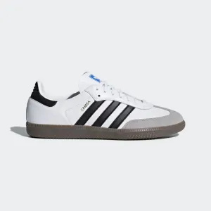 triple - strap shoes Breathable Linings Adidas Samba OG Men's White Trainers B75806