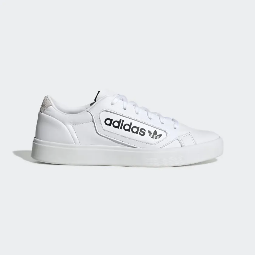 adidas Sleek Women's White Leather Trainers EF4935 Outsole Pattern