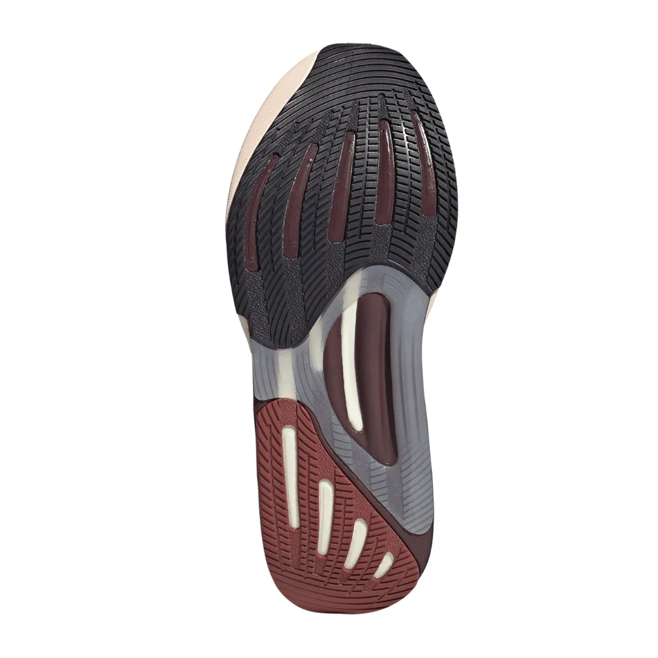 Iconic shock absorption Airflow Enhanced Tongue Adidas Women's Supernova Solution 2 Running Shoes in Aurora Ink/Wonder Quartz/Aurora Ruby SS25