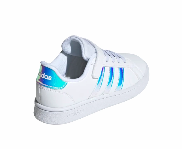Adidas Grand Court sneakers da bambina e ragazza FW1275 white toe - spring running shoes