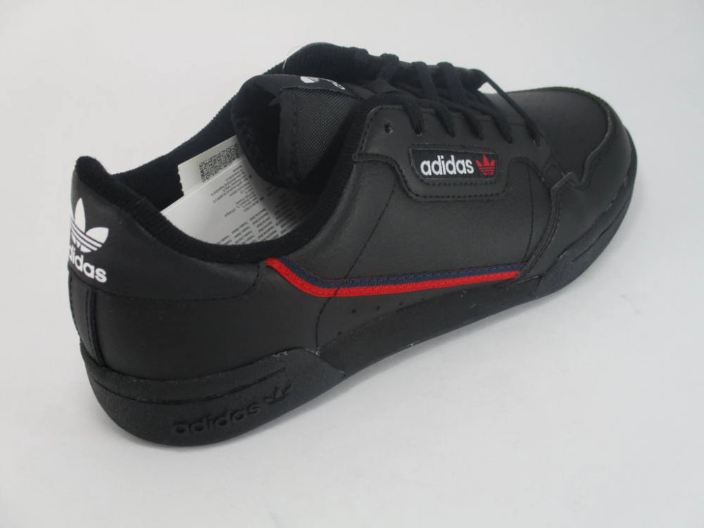 Adidas Original sneakers da ragazzo unisex Continental 80 J F99786 nero anti - microbial fabric