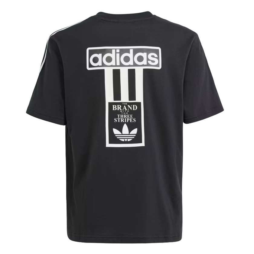Adidas Originals maglietta manica corta da ragazzi Adibreak IT5464 nero bianco Moisture Management Fabric