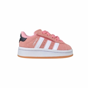 Adidas Originals scarpa sneakers da bambino con strappo e laccio elastico Campus 00s JP5513 rosa-bianco Biodegradable mountain - runner