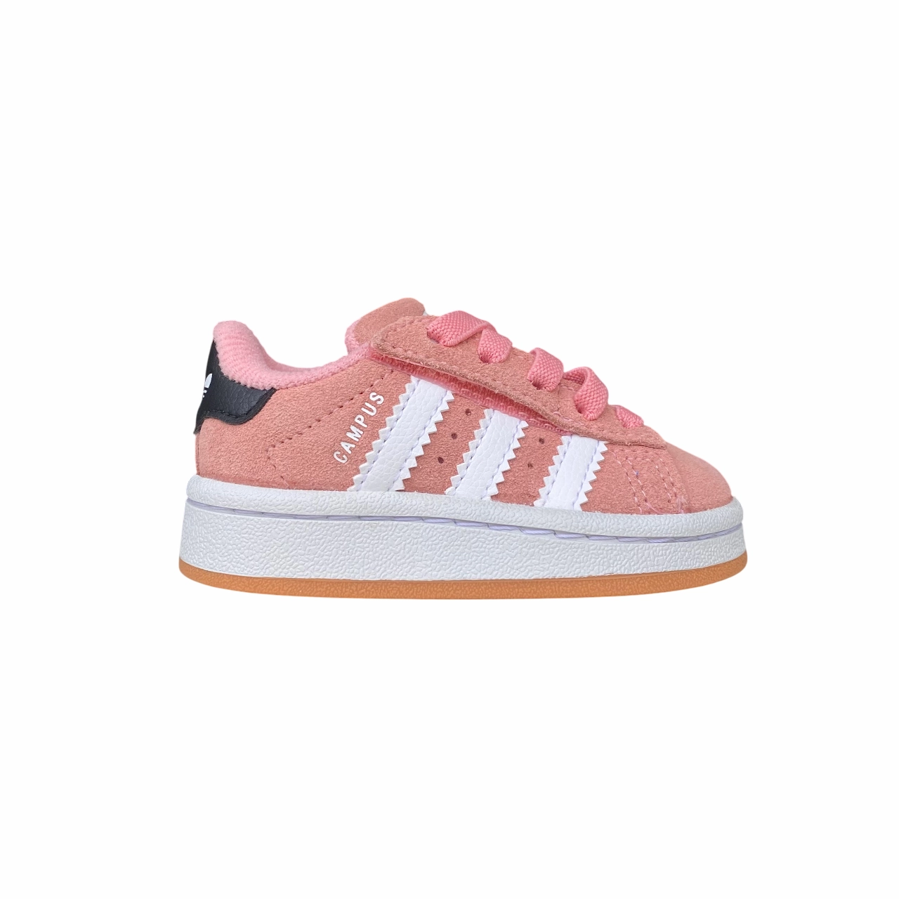 Adidas Originals scarpa sneakers da bambino con strappo e laccio elastico Campus 00s JP5513 rosa-bianco Biodegradable mountain - runner