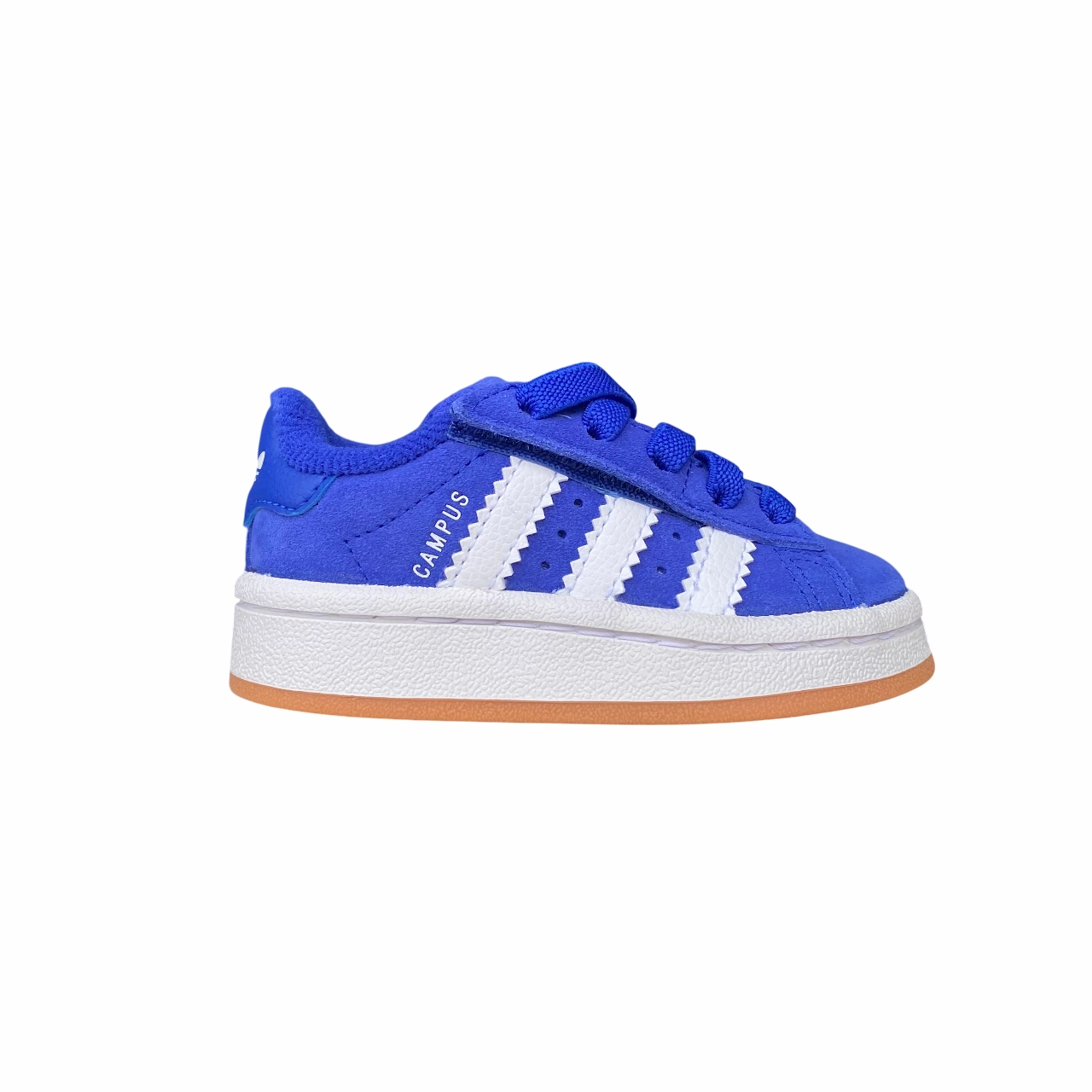 Bounce Reduction Adidas Originals scarpa sneakers da bambino con strappo e laccio elastico Campus 00s JR5787 blu-bianco
