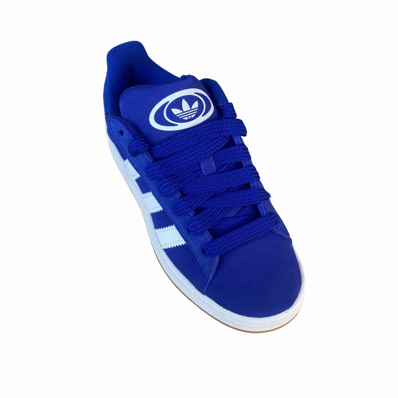 Adidas Originals scarpa sneakers da ragazzi Campus 00s HJ6333 blu semilucido-bianco-gomma marathon - event running shoes adjustable closure shoes