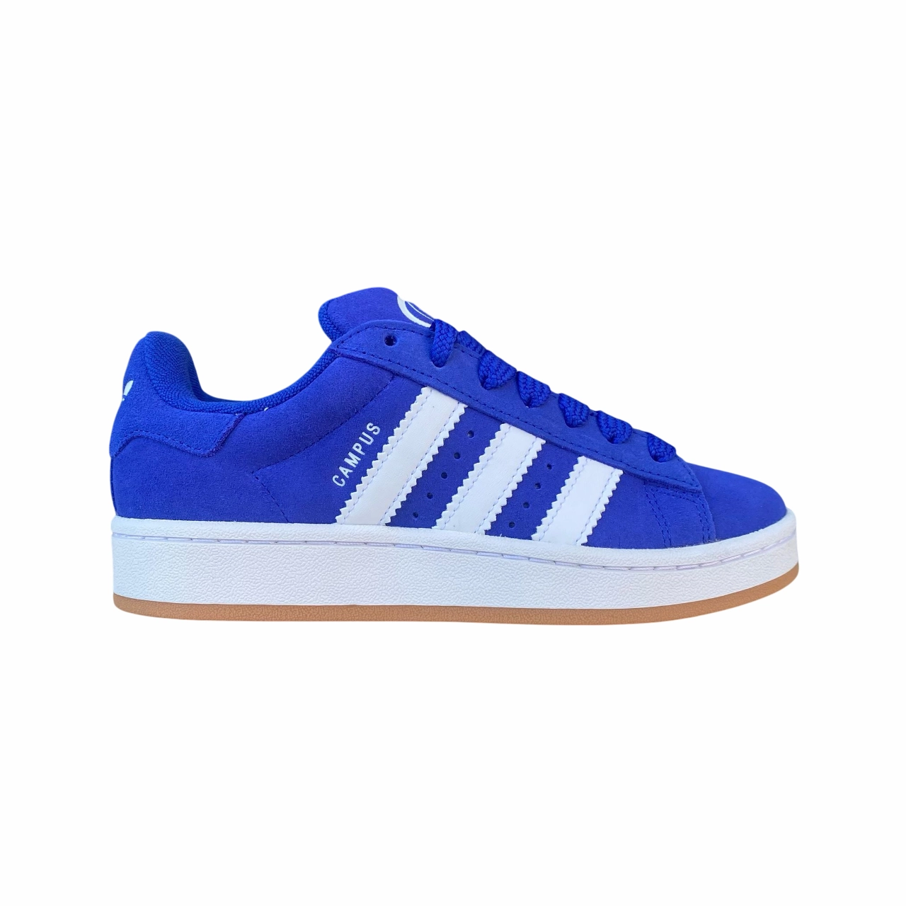 Adidas Originals scarpa sneakers da ragazzi Campus 00s HJ6333 blu semilucido-bianco-gomma stain - resistant running wear
