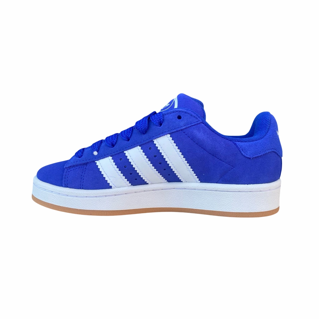 Adidas Originals scarpa sneakers da ragazzi Campus 00s HJ6333 blu semilucido-bianco-gomma running in a gorge area shoes