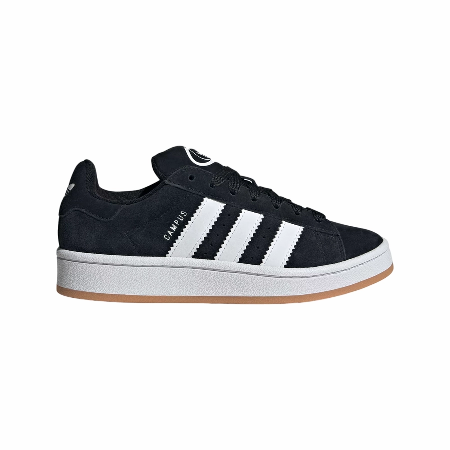 Pronation Support anti - skid shoes Adidas Originals scarpa sneakers da ragazzi Campus 00s HQ6638 nero-bianco