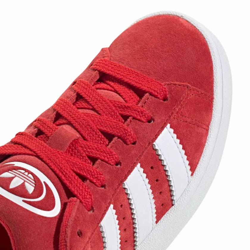 Adidas Originals scarpa sneakers da ragazzi Campus 00s IG1230 rosso-bianco Heel Clutching System Road to Trail Versatility