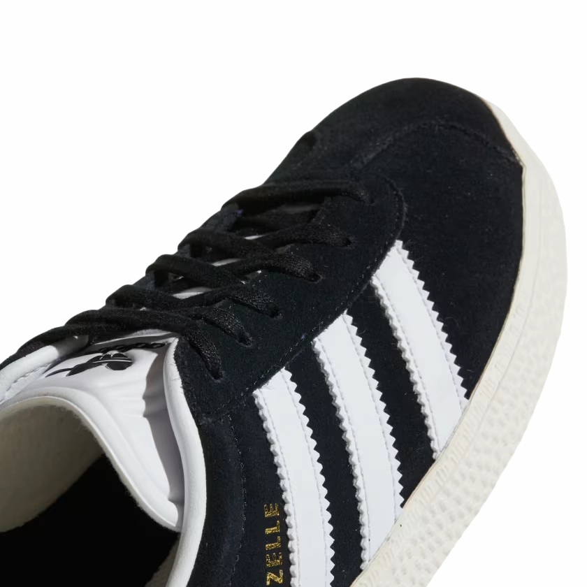Adidas Originals scarpa sneakers da ragazzi Gazelle BB2502 nero Strobel Board Construction