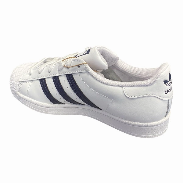Adidas Originals scarpa sneakers da ragazzi Superstar GY3358 bianco-blu Breathable Upper Shoes