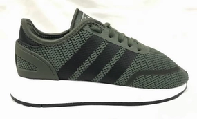 appliqued running option Water resistant coating Adidas Originals scarpa sneakers da ragazzo N-5923 J B37146 verde