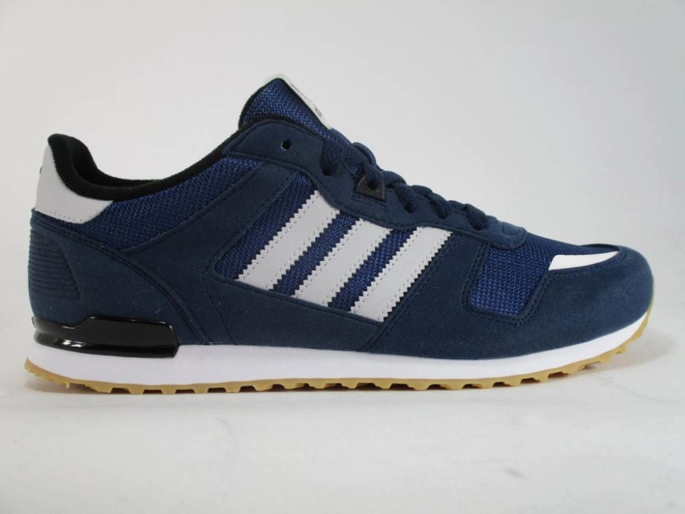 Adidas Originals scarpa sneakers da ragazzo ZX 700 K S78737 blu roomy shoes Tread Density Optimization