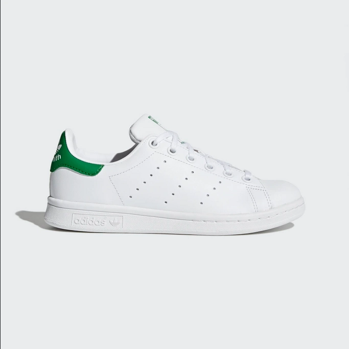 running in stadiums running for training shoes Adidas Originals scarpa sneakers junior unisex Stan Smith M20605 bianco verde