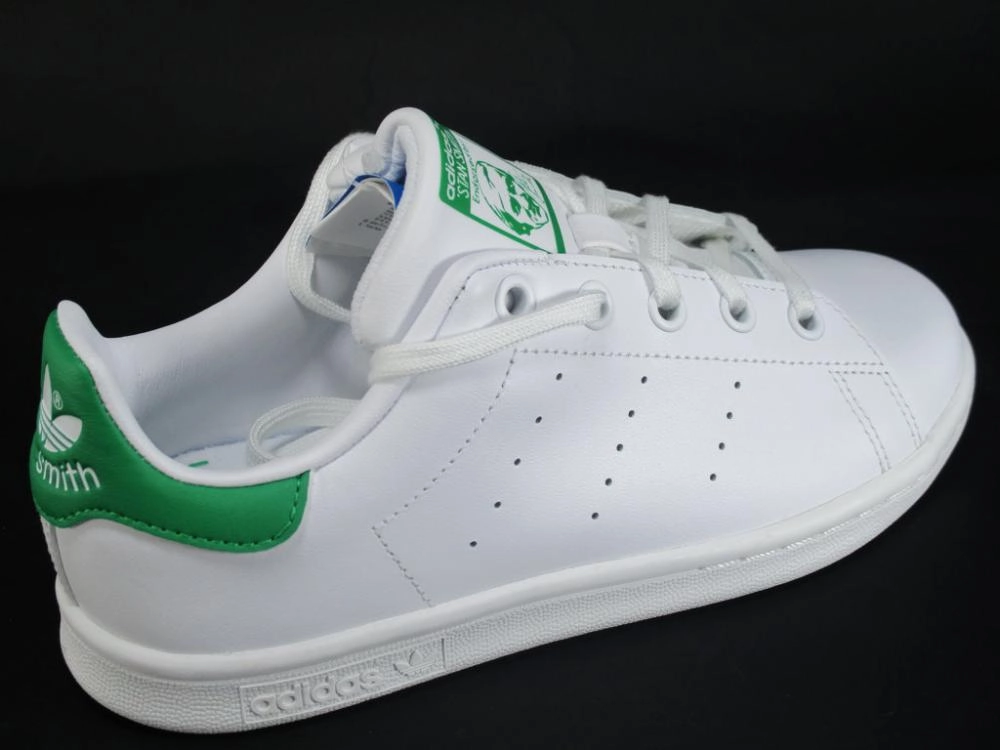 Adidas Originals scarpa sneakers per ragazzi Stan Smith BA8375 bianco-verde all - season running shoes Abrasion Resistant Fabric
