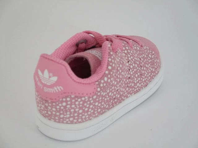 running for a break from routine Adidas Originals sneakers da infant Stan Smith EL I F34170 pink
