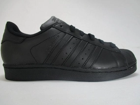 Adidas Originals sneakers unisex da junior Superstar B25724 black Energy Redirecting Grooves Minimalist Shoe Design