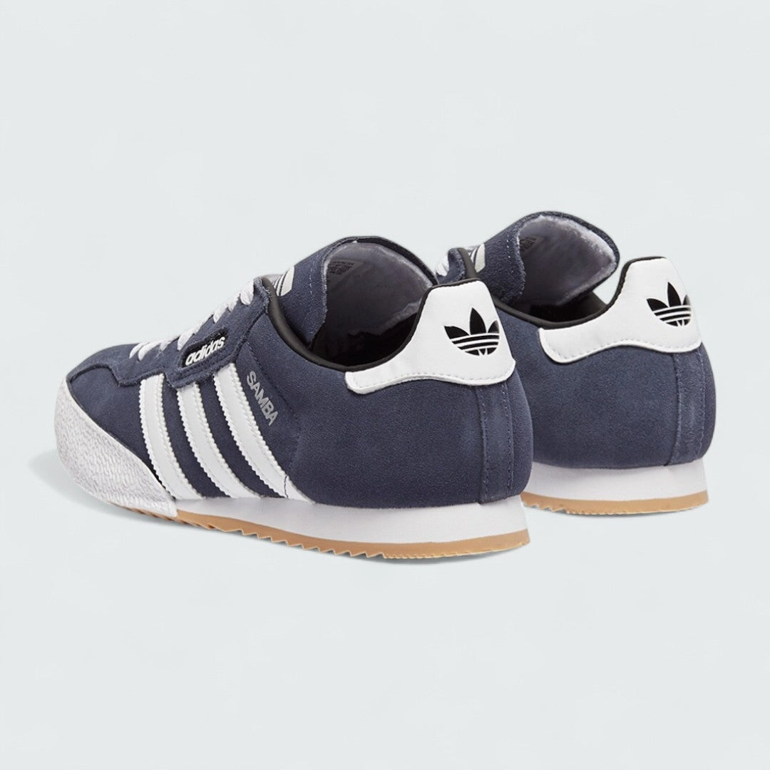 adidas Samba Super Suede Navy Men's 019332 Toe Area aerobic dance shoes