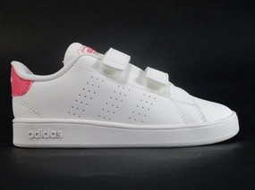 Arch Cushion Adidas scarpa sneakers da ragazza Advantage EF0300 bianco-rosa