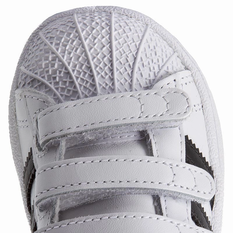 Adidas sneakers bassa da ragazzi Superstar BZ0418 LeatherUpper