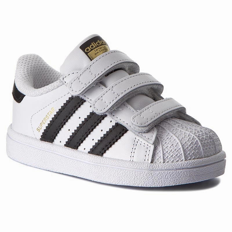 Adidas sneakers bassa da ragazzi Superstar BZ0418 Heel Guard