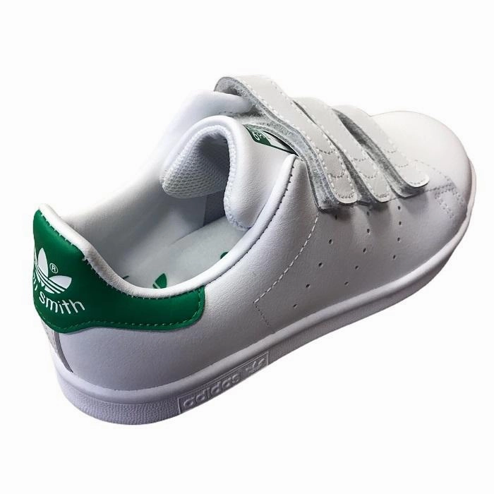 Adidas sneakers da bambino Stan Smith CF C M20607 white green Dry running comfort