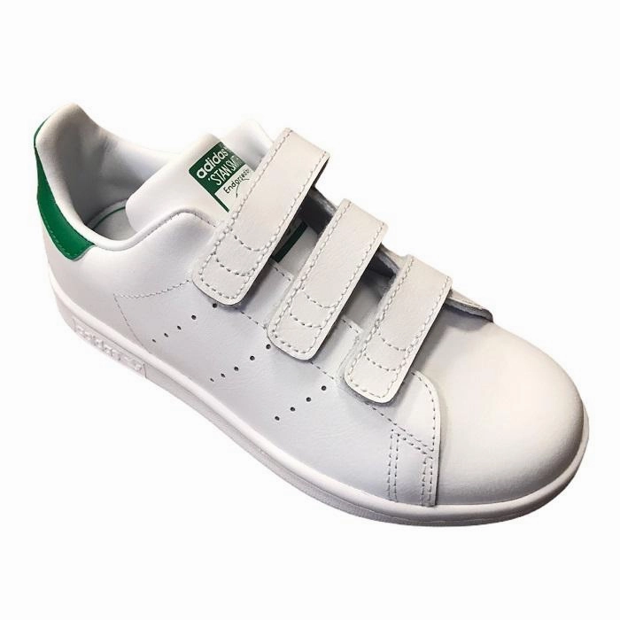 Adidas sneakers da bambino Stan Smith CF C M20607 white green Confidence - boosting water - resistant