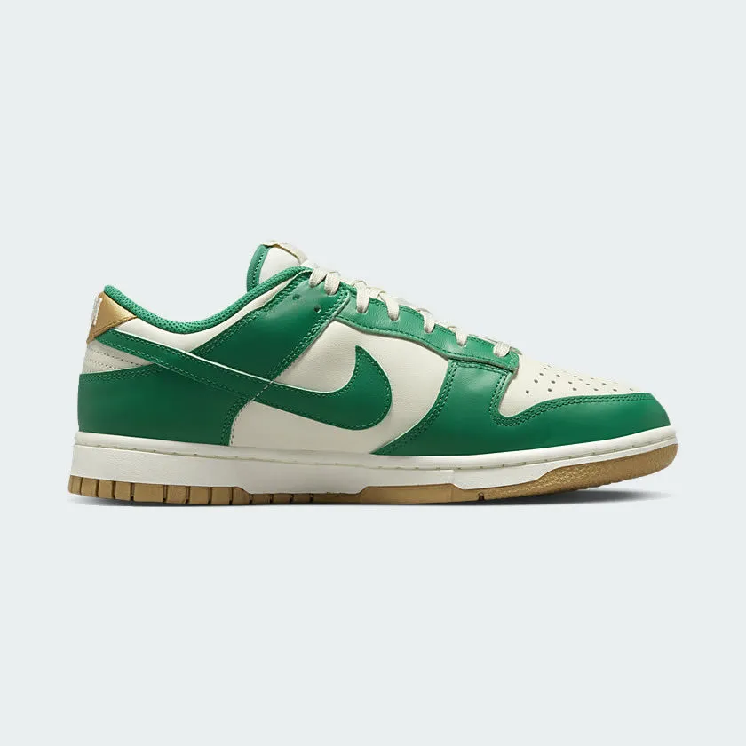 Nike Dunk Low Women's Cream Leather Trainers FB7173 131 Lace   Up Style