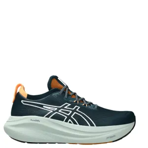 flexibility - enhancing shoes Trail Adventure ASICS Men's GEL-NIMBUS 27 TR Running Shoes in Nature Bathing/Tranquil Teal AW25