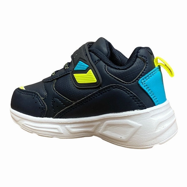 scratch - resistant - finish shoes easy - to - clean upper shoes Champion scarpa da ginnastica da bambino con luci Wave S32130 CHA BS501 NNY blu