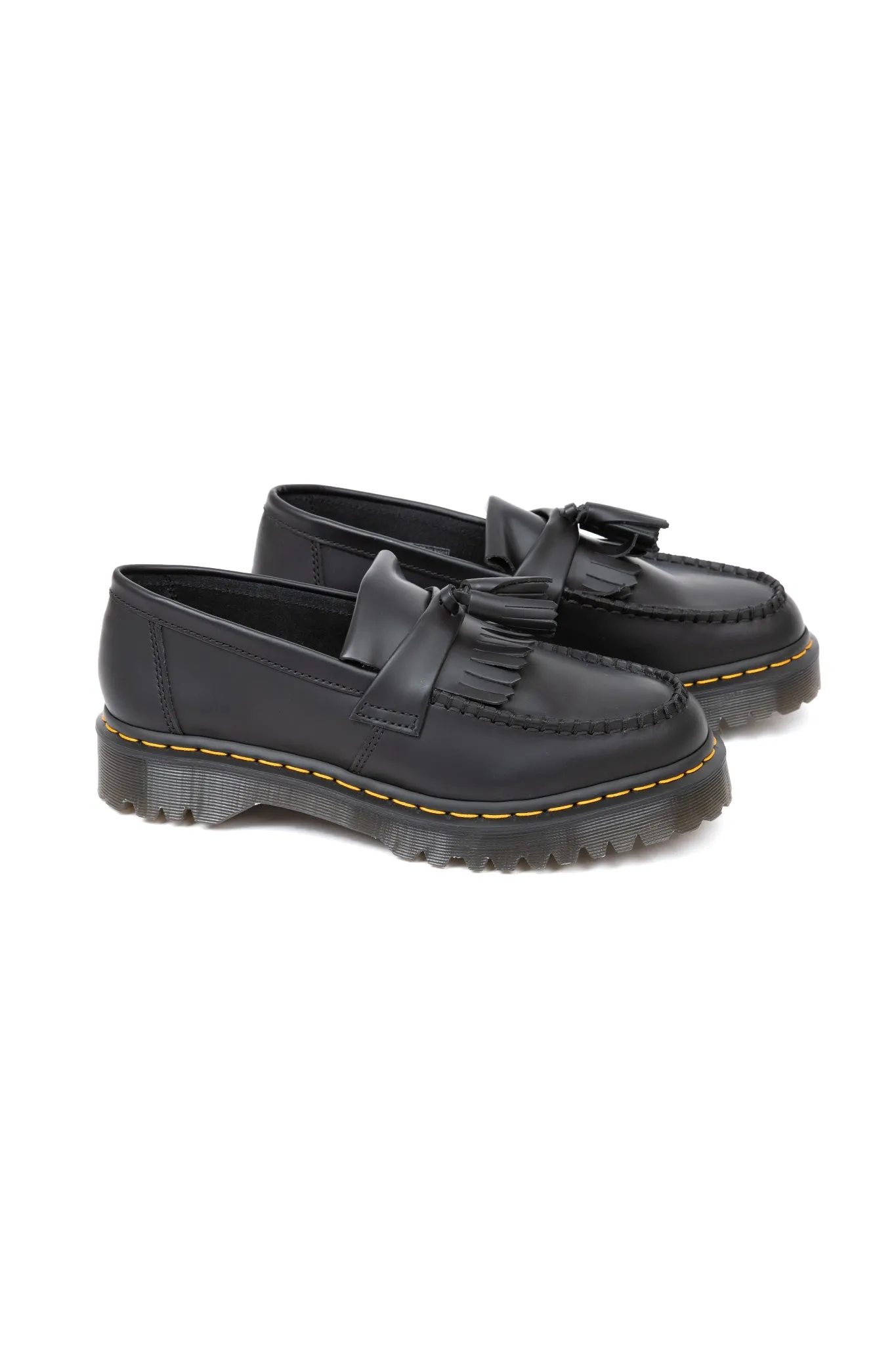 Adrian Bex Smooth Leather Tassel Loafers