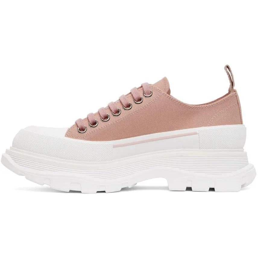 Alexander McQueen Pink Tread Slick Low Sneakers